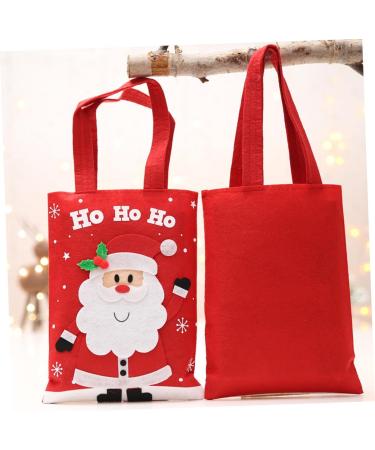 Healeved for Candies Favors Christmas Chocolate Party Bags Claus Santa Tote Pattern Cartoon Portable - Buy Online on GoSupps.com