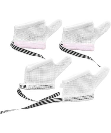 Healeved Anti-Eating Gloves - 6 Pairs Kid Hand Mittens Thumb Protector | Finger Sleeves for Baby - Nylon Baby Protection Gloves | Pink Black - Set of 3 (11x7x0.5cm) - Buy Online on GoSupps.com