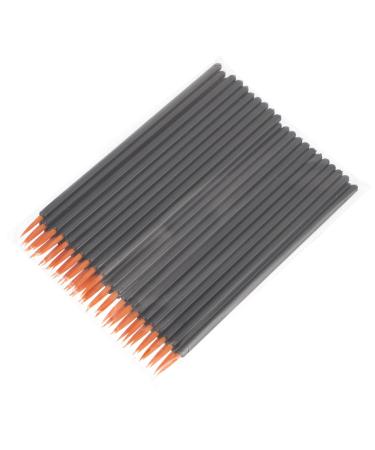 WOONEKY 100pcs Disposable Eyeliner Brush Lip Scrubber Tool Fine Liner Brush Eyeliner Makeup 9x6.5cm As Shown