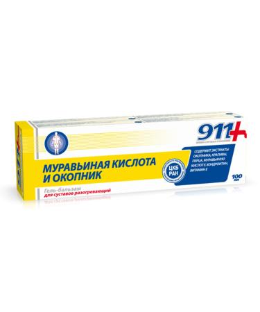 "911+" Gel for joints formic acid 100 ml"911+" Muravin acid and gel-balm for joints