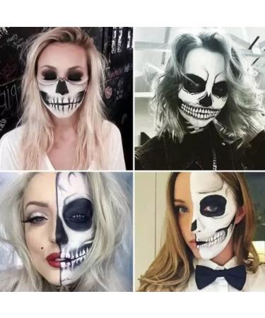 Go Ho 3 PCS Makeup Clown White Cream-Blendable Stick - Professional Halloween SFX Face and Body Paint Set - Buy Online on GoSupps.com