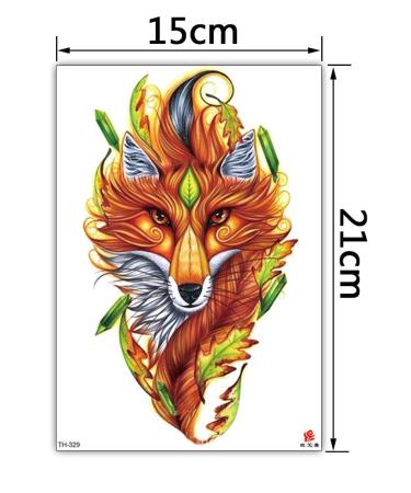 Dalin Temporary Tattoo Sleeve - Fox Tiger Collection for Men and Women - Buy Online on GoSupps.com