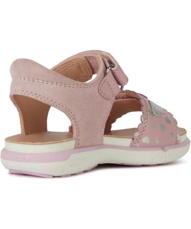 Geox Baby Girl's Sandal Delhi - Rose Silver (Size 7 UK Child) - Buy Online on GoSupps.com
