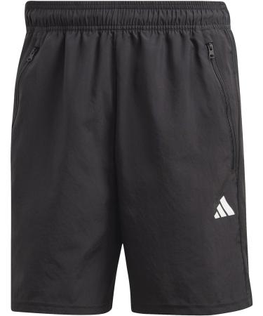 Buy Adidas Men's XL Black/White Train Essentials Woven Training Shorts - Top Quality Gym Wear for Optimal Performance - Buy Online on GoSupps.com