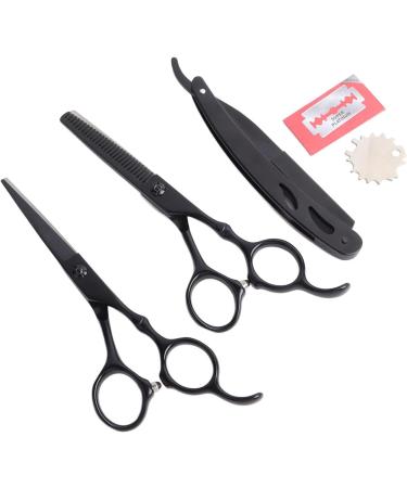 Hair Cutting Shears Set Professional Multifunctional Stainless Steel Hairdressing Scissor for Home Salon 5.5 Inch - Buy Online on GoSupps.com