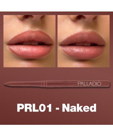 Palladio Retractable Waterproof Lip Liner - High Pigmented & Creamy Color, Smudge Proof Formula, Long Lasting All Day Wear - Naked 1 Count - Buy Online on GoSupps.com