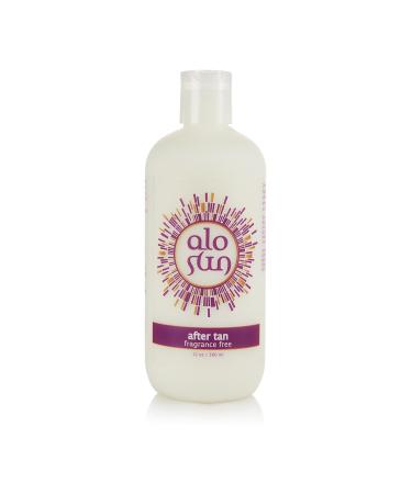 Alosun AfterTan Fragrance Free Face Moisturizing Lotion Body Moisturizer After Sun Lotion with Aloe Vera and Vitamin E Hydrating Face Lotion for Men and Women Unscented 12oz