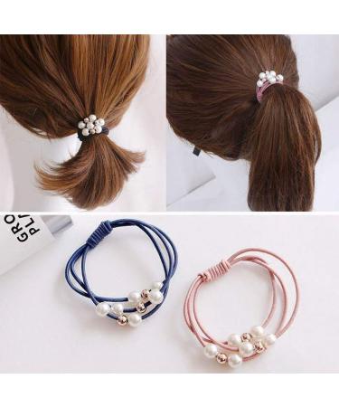 Ruihfas 10Pcs/Lot Korean Multi Layer Hair Ring with Pearls - Hair Accessories Bundle - Buy Online on GoSupps.com