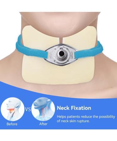 Tracheostomy Tube Holder Tracheostomy Trach Tie Reusable Trach Strap Hook and Loop Tracheostomy Ties(5 pcs) - Buy Online on GoSupps.com