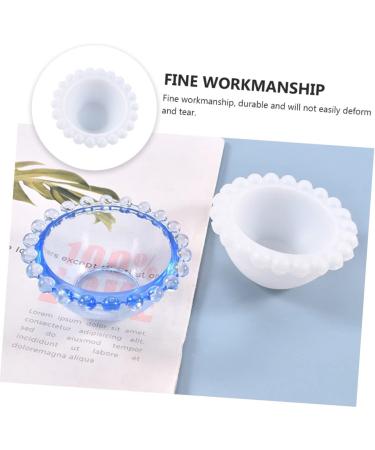 VILLCASE 3 Pcs Lace Dish Mold Vessel Tools Resin Tray Resin Tools Resin Saucer Bowl Manual Mold Plate Simple Whitex3pcs 8.6x4cmx3pcs - Buy Online on GoSupps.com