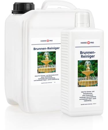 Hanse Pro Brunnen Cleaner - 4 x 1000 ml | Effective Water Care | Keeps Water Fresh & Clear | Prevents Algae Bacteria & Lime - Buy Online on GoSupps.com
