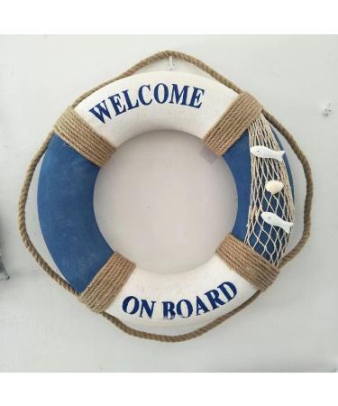 WJIANKPA 20in Pool Safety Ring Foam Lifebuoy - Blue | Wall Decoration Life Ring for Safety and Style - Buy Online on GoSupps.com