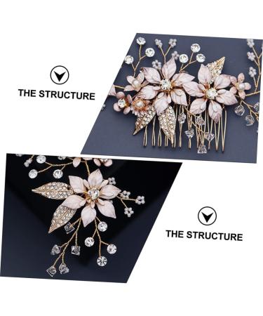 Ipetboom Hair Accessory 1 Pc Hair Comb Bride Manual Alloy Hair up Hair Accessories - Buy Online on GoSupps.com