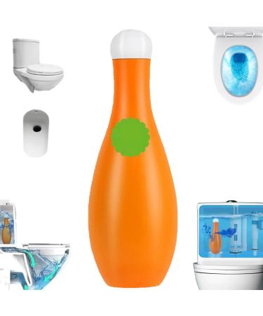 LXCJZY Bowling Blue Bubble Toilet Bowl Cleaner Multi Functional Cleaning Agent for Toilet Tank Toilet Cleaner for Cistern Prevents Limescale Powerful Bathroom Sink Cleaner Gel (2)