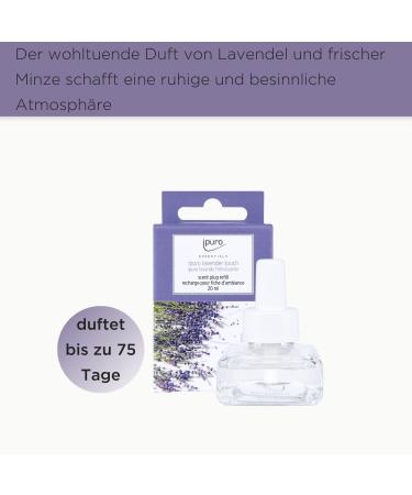 Ipuro Lavender Touch - Electric Scent Plug Refill 20ml | Contemplative Lavender Room Fragrance | Refillable Air Freshener for a Puristic Experience - Buy Online on GoSupps.com