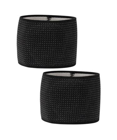 GLEAVI 1 Pair Foot Pad Arch Support Comfortable Foot Support Portable Arch Sleeve Arch Accessories Breathable Foot Support Foot Supply Supplies Polyester Men and Women Outdoor Black 11.6x6cm