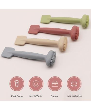 Dual Ended Silicone Facial Mask Brush Professional Grade Beauty Tool And Eco Friendly Soft Material Convenient Mud Mask Applicator with Dual Ended Design for Versatile Use - Buy Online on GoSupps.com