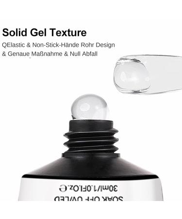 Acunny Solid Nail Glue Gel - Clear - 30ml - With strong adhesion - 3D non-stick effect - For salon and home use - Buy Online on GoSupps.com
