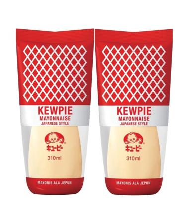 Kewpie Japanese Style Mayonnaise Sauce Mayo Dipping Sauce 310ml (Pack of 2)