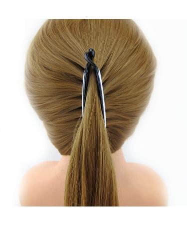 Elegant Leather Wedding Hair Clip for Women & Girls - Meilliwish Beautiful Banana Clip (White) - Buy Online on GoSupps.com