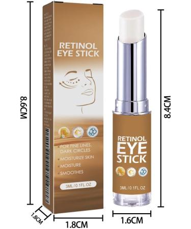  YOENBG Set of 4 retinol eye contour pencils - Anti-aging cream for under-eye bags - Eye cream for dark circles - Retinol eye cream - Reduces fine lines and firms - Buy Online on GoSupps.com
