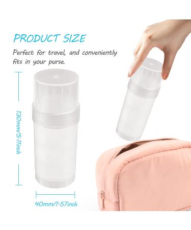 6 Pcs 2 Oz Empty Deodorant Containers - Refillable Twist-up Tubes for DIY Deodorant and Lip Balm - Buy Online on GoSupps.com