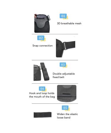 Premium Waterproof Ostomy Pouch Cover - Stretchy Adjustable Lightweight Colostomy Bag Liner for Comfort & Protection - Buy Online on GoSupps.com