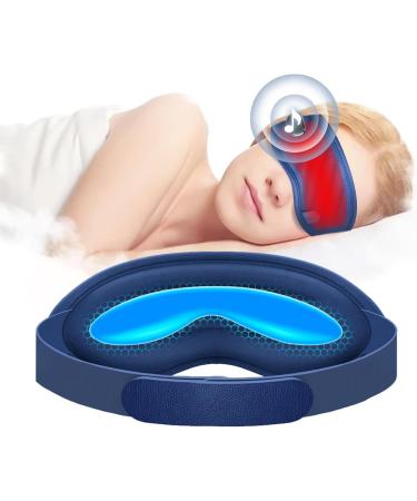 Sleep Mask with White Noise & Heat - Eye Massager for Ultimate Comfort | 100% Blackout Travel-Friendly & Breathable - Buy Online on GoSupps.com