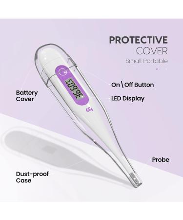 Femometer Digital Basal Body Temperature Thermometer for Fertility Tracking - Purple - Buy Online on GoSupps.com