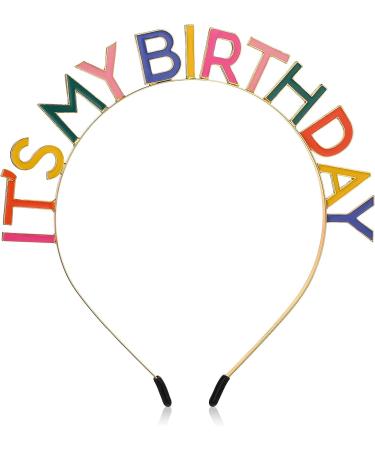 Sibba Birthday Crown - Queen Princess Tiara Headband for Women Girls | Happy Birthday Party Decorations & Gifts - Buy Online on GoSupps.com