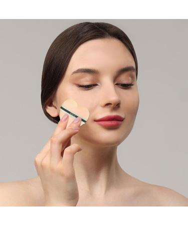 Beauty Puff | Heart Shaped Puff Powder for Make up - Reusable Face Makeup Tools Setting Powder Puff for Setting Contouring Under Eyes Corners - Buy Online on GoSupps.com