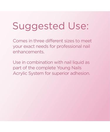 Young Nails Acrylic Powders - Flawless Consistency & Superior Adhesion - Pink Cover Powder (85g) - International Shipping Available - Buy Online on GoSupps.com
