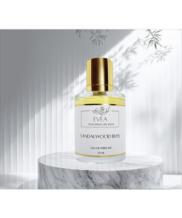EVEA - Eau de Parfum - Sandalwood Bliss - Inspired by Le Lab.o Santal' 33 - Luxury Paraben Free Vegan Fragrance Unisex - 50ml Spray | 1.7 fl. oz - Buy Online on GoSupps.com