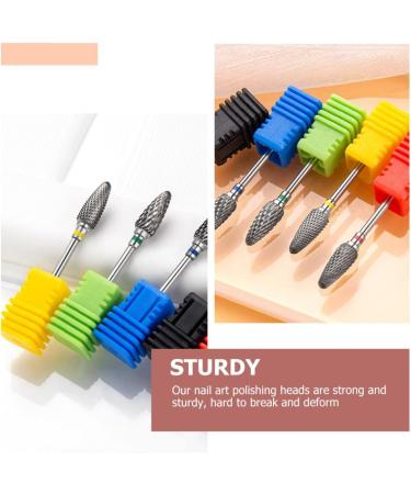 POPETPOP 3pcs Nail Polisher Nail Grinding Head Nail Drill Bits Nail Drill Tips Drill Bits Heads Power Manicure Tools Nail Bits for Nail Drill Tungsten Steel Alloy Portable Replacement Head 7x1.3cmx3pcs As Shownx3pcs - Buy Online on GoSupps.com