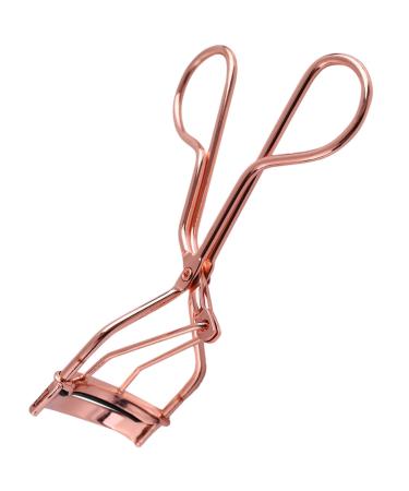Berichw 1pc Rose Gold Makeup Eyelash Curler Curling Stainless Steel Grip Eyelash Clip Eyelash Cosmetic Makeup Tools Accessories
