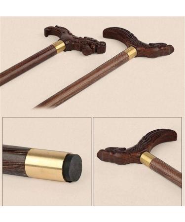 Walking Stick Wooden Leading The Elderly Cane Redwood Crutches Non-Slip Solid Wood Handle (C) powerfully - Buy Online on GoSupps.com