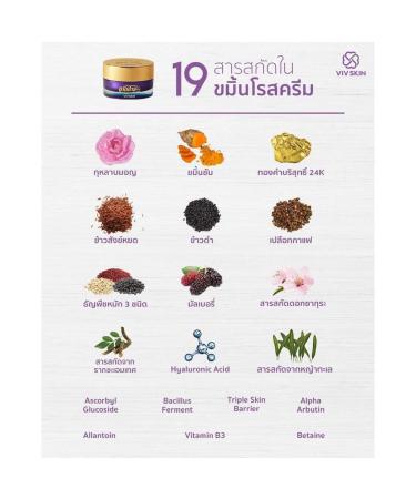 VIVSKIN Turmeric Rose Facial Cream with Eye-Wicking Formula - 18g by TDS - Buy Online on GoSupps.com