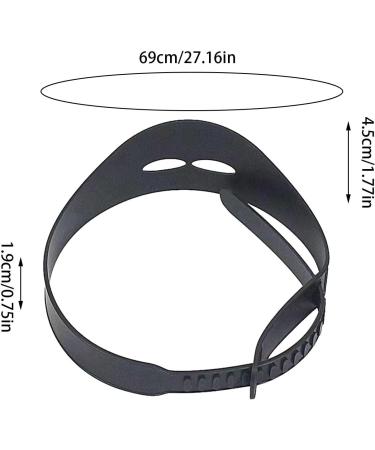 Hair Trimming Guide Silicone Head Band Haircut Tool Curved Haircut Guide Creating Skin Fade Guidelines Hair Cutting Guide Tool Hair Clippers Lead Art Haircuts Precision Confidence Black - Buy Online on GoSupps.com