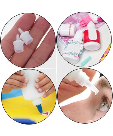 PLAFOPE 60Pcs Universal Glue Bottle Face Masks for Eyelash Glue Extensions Replacement Nozzles No Clogging - Buy Online on GoSupps.com
