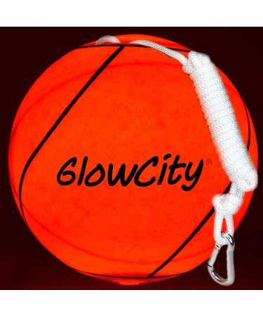 GlowCity LED Light Up Tetherball-Uses Hi Bright LED Light-Better Than Glow in The Dark