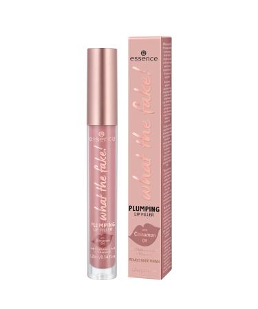 Essence What The Fake! Plumping Lip Filler & Gloss - No. 02 Oh My Nude - Moisturizing Vegan Alcohol-Free - 3 Pack (3x4.2ml) for Shiny Cool Lips - Buy Online on GoSupps.com