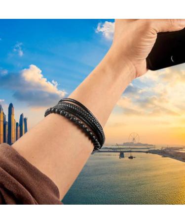 AILYFIRDO Volcanicx Wellness & Relief Armband Natural Tiger Stone Arm Band for Men & Women | Menopause Support & Weight Loss - Buy Online on GoSupps.com