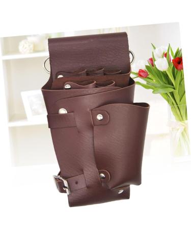 Professional Hair Clipper for Hairdressers & Barbers | Medium Brown Tool Organizer with Waist Belt & Scissor Holder - Buy Online on GoSupps.com