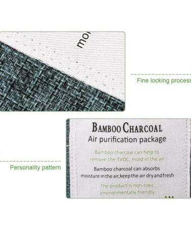 Lurrose 2 STK Auto Deodorant - Bamboo Charcoal Air Purifier Bag | Formaldehyde Remover for Cars | Activated Carbon Odor Eliminator - Family Car 2PCs - Buy Online on GoSupps.com