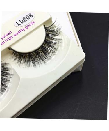 minkissy Pair Fake Eyelash Long Thick Eyelashes False Eyelash Fake Lashes 3d Natural - Buy Online on GoSupps.com