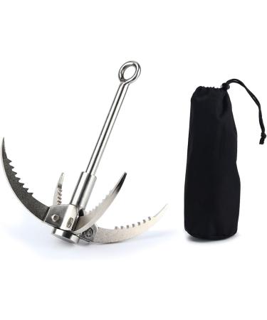 Latinaric Stainless Steel Grappling Hook - 4 Claws for Mountaineering Hiking & Survival | Durable & Reliable International Shipping - Buy Online on GoSupps.com