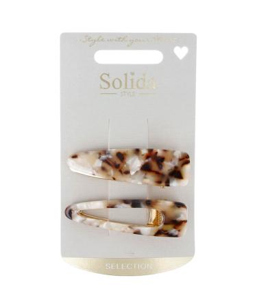Solida Selection hair clips Click Clack print 2 pieces