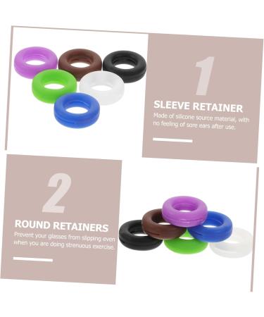 Gleavi Silicone Glasses Frame Handles - 12 Pack Slide-Resistant Colorful Accessories for Schnapps Glasses - Buy Online on GoSupps.com