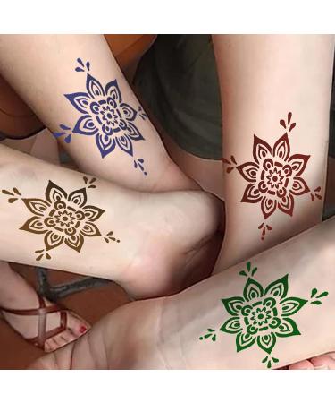 BiBiSi Semi-Permanent Body Art Paint Markers Kit for DIY Fake Tattoos - Black & Red Markers for Women, Men, and Kids - Buy Online on GoSupps.com