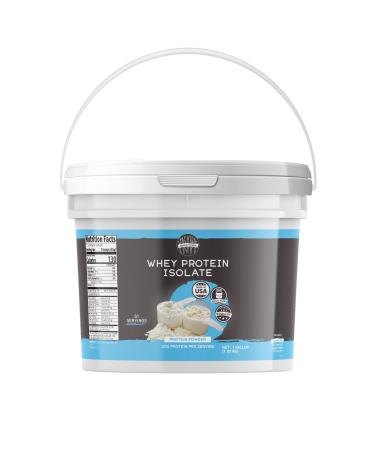 BIRCH & MEADOW 1 Gallon of Whey Protein Isolate Powder Workout Supplement Unflavored Unflavored 3.99 Pound (Pack of 1)